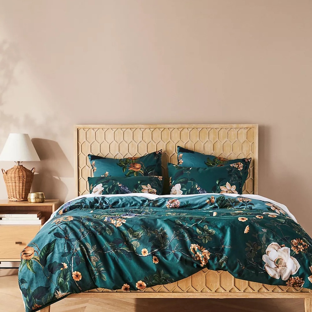 Henrik Organic Cotton Sateen Duvet Cover